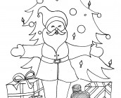 Kleurplaat-Kerst